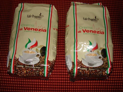 HDmirrorR Crema di Venezia Classico Italiano 4x 1 KG, Medium-Dark Roast, Espresso Machine, Whole Bean, Kaffeepad, 4x1000g HDmirrorR Crema di Venezia Classico Italiano 4x 1 KG, Medium-Dark Roast, Espresso Machine, Whole Bean, Kaffeepad, 4x1000g von HDmirrorR