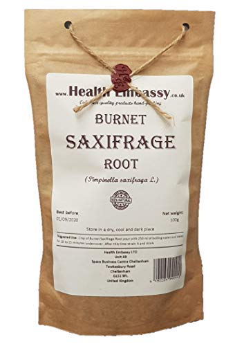 Health Embassy Bibernelle Wurzel (Pimpinella Saxifraga L) / Burnet Saxifrage Root, 100g von HEALTH EMBASSY