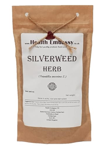 Health Embassy Gänsefingerkraut Kräutertee | Potentilla Anserine L | Silverweed Herb Tea 100g von HEALTH EMBASSY