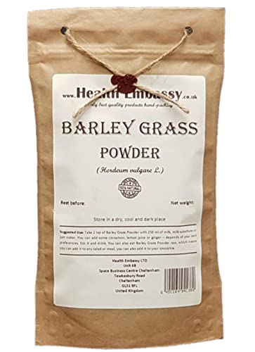 Health Embassy Gerstengraspulver | Hordeum Vulgare L | Barley Grass Powder 100g von HEALTH EMBASSY