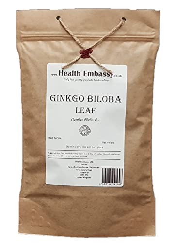 Health Embassy Ginkgo Biloba Blatt Kräutertee | Ginkgo Biloba L | Ginkgo Biloba Leaf Tea 100g von HEALTH EMBASSY