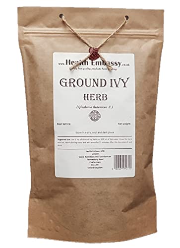 Health Embassy Gundermannkraut Kräutertee | Glechoma Hederacea L | Ground Ivy Herb Tea 100g von HEALTH EMBASSY