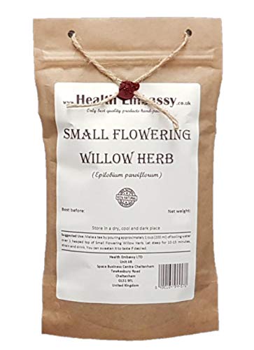 Health Embassy Kleinblütiges Weidenröschenkraut (Epilobium parviflorum) / Small Flowering Willow Herb, 100g von HEALTH EMBASSY