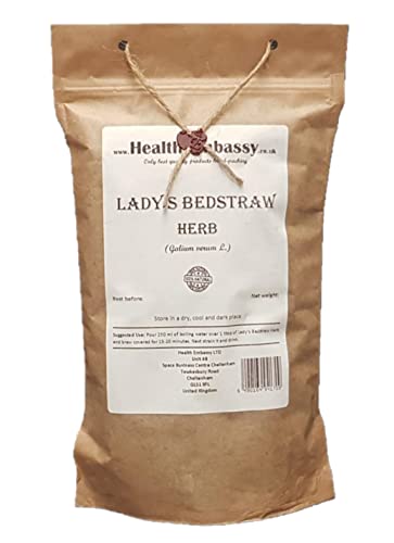 Health Embassy Labkraut Kräutertee | Galium Verum L | Lady’s Bedstraw Herb Tea 100g von HEALTH EMBASSY