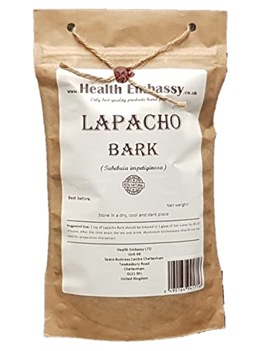Health Embassy Lapacho Rinden Kräutertee | Pau d’arco | Lapacho Bark Tea 50g von HEALTH EMBASSY