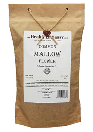 Health Embassy - Malve Blume (Malva Silvestris L) - Common Mallow Flower (100g) von HEALTH EMBASSY