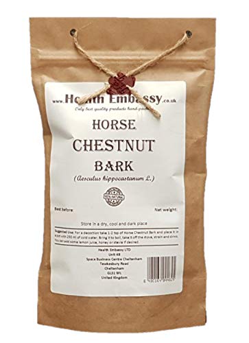 Health Embassy Rosskastanie Rinde (Aesculus hippocastanum L) / Horse Chestnut Bark, 50g von HEALTH EMBASSY