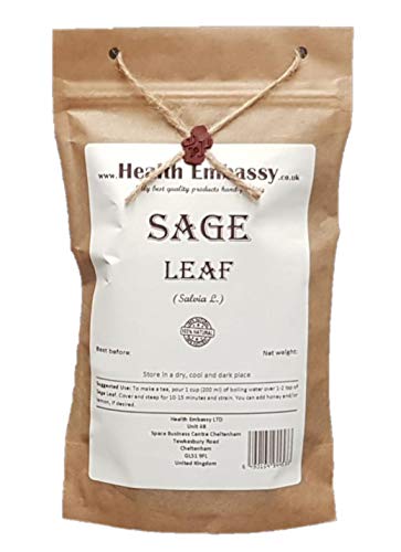 Health Embassy Salbei Blatt (Salvia L) / Sage Leaf, 100g von HEALTH EMBASSY
