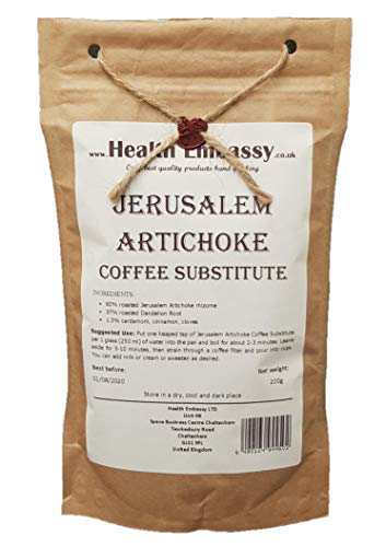 Health Embassy - Topinambur Kaffeealternative - Jerusalem Artichoke Coffee Substitute (100g) von HEALTH EMBASSY