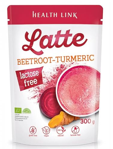 HEALTH LINK BIO Rote Beete-Kurkuma Latte Drink Organic Beetroot-Turmeric Latte Drink 300g von HEALTH LINK