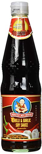 HEALTHY BOY Sojasauce mit Chili und Knoblauch, 3er Pack (3 x 700 ml) von Healthy Boy