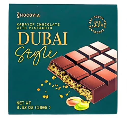 100g Dubai Schokolade - mit Pistazien und Kadayif Füllung Pistachio mit knackigem Engelshaar + heartforcards Sticker 100g Dubai Schokolade - mit Pistazien und Kadayif Füllung Pistachio mit knackigem Engelshaar + heartforcards Sticker von HEART FOR CARDS