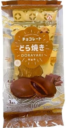 1x165g Tokimeki Dorayaki Azuki - leckerer asiatischer Pancake Snack + Heartforcards® Versandschutz (Chocolate) von HEART FOR CARDS