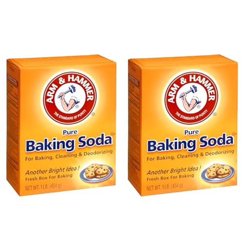 2x ARM & HAMMER BAKING SODA - 2x454G - Amerikas beliebtestes Backpulver - das nützlichste Haushaltsmittel aller Zeiten von HEART FOR CARDS