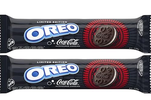 2x Cola-Keksgefüllte Doppelkekse – 2x 128g – Erfrischend & Knusprig – Cola-Geschmack trifft Schoko-Keks von HEART FOR CARDS