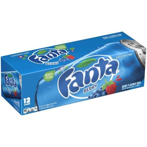 American Fanta 12 Pack - 12x 0,335 Liter Dosen (Berry USA) von HEART FOR CARDS