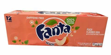 American Fanta 12 Pack - 12x 0,335 Liter Dosen + Heartforcards® Versandschutz (Peach USA) von HEART FOR CARDS