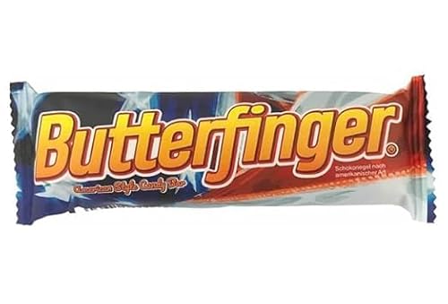 Butterfinger - American Schokoriegel - 50g + Heartforcards® Versandschutz (12 Riegel) von HEART FOR CARDS