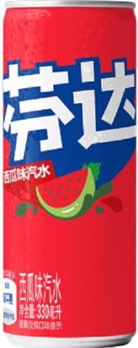 Chinesische Fanta - 0,33 Liter Dosen + Heartforcards® Versandschutz (Watermelon, 12 Pack) von HEART FOR CARDS