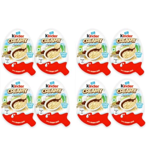 8 x KINDER CREAMY - MILKY & CRUNCHY (19G) von HEART FOR CARDS