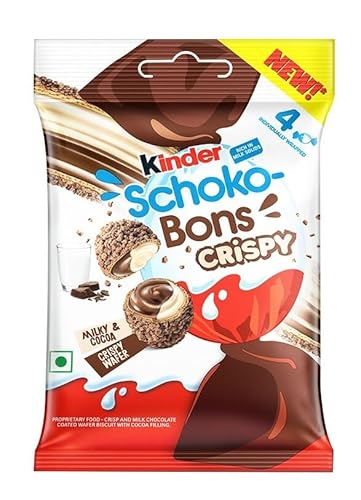 Kinder Crispy Schoko Bons Klein 30g + Heartforcards® Versandschutz (Kinder Crispy Schoko Bons Klein) von HEART FOR CARDS