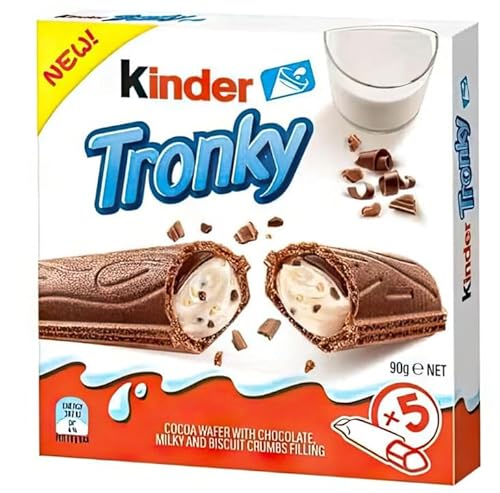 Kinder Tronky - mit 5 leckeren Riegel a 18g - Schokoriegel von HEART FOR CARDS