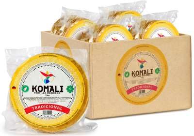 Komali Tradicional Gelbe Maistortillas | 20 Stück | Ø 15 cm | 500g | Authentische Tortillas für Tacos, Quesadillas & mehr Komali Tradicional Gelbe Maistortillas | 20 Stück | Ø 15 cm | 500g | Authentische Tortillas für Tacos, Quesadillas & mehr von HEART FOR CARDS