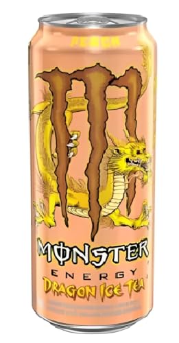 MONSTER ENERGY DRAGON ICED TEA PEACH - 1x473ML DOSE - SPECIAL EDITION + Heartforcards® Versandschutz von HEART FOR CARDS