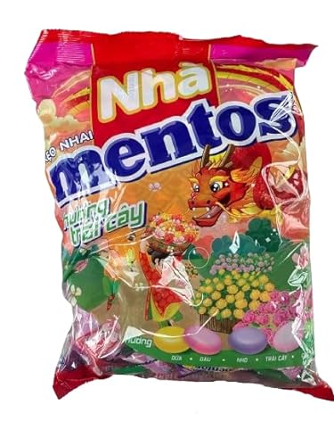 Mentos Fruity 5 Flavours - 1kg Packung - Asiatische Mentos mit 5 fruchtigen Geschmäckern + Heartforcards® Versandschutz von HEART FOR CARDS