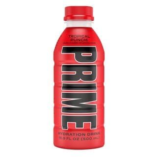 Prime Energy Drink - Hydration 16.9 fl / 500 ml - Logan Paul/KSI + Heartforcards Versandschutz (Tropical Punch) von HEART FOR CARDS