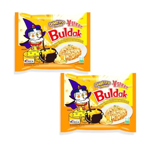 Seoul Buldak 2x Quattro Cheese Ramen Korean Buldak Ramyun von HEART FOR CARDS