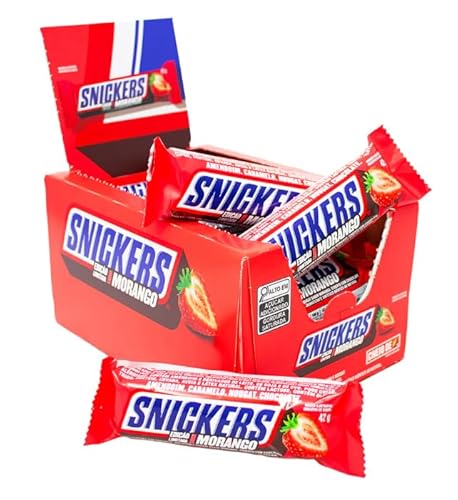Snickers Strawberry (Brasilien) | 42g | 20er Pack | Limitierte Edition mit Erdbeer-Geschmack von HEART FOR CARDS