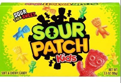 Sour Patch Kids Theater Packs - American Fruchtgummis + Heartforcards® Versandschutz (Normal) von HEART FOR CARDS