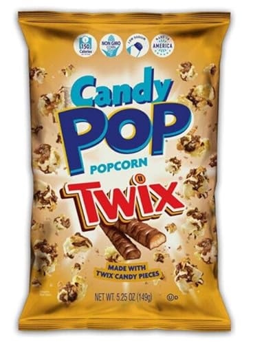 TWIX Candy Pop Popcorn - Canadian Chocolate Popcorn 149g + Heartforcards® Versandschutz (TWIX POPCORN) von HEART FOR CARDS