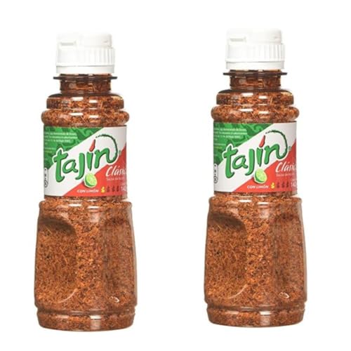 Tajin Classic 2x 142g - Fruit and Snack Seasoning - Gewürzmischung: Classic with Lime Gewürzmischung von HEART FOR CARDS