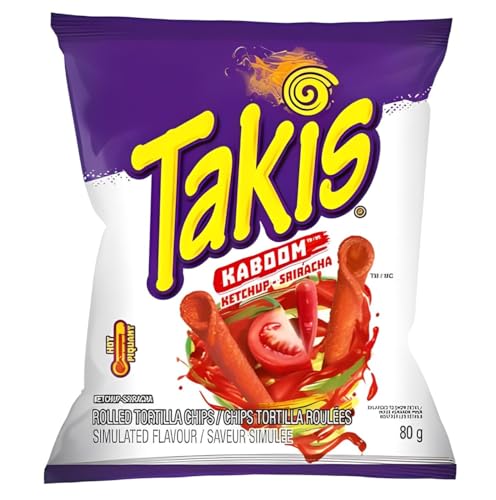 Takis Chips - Kaboom 80g - Ketchup-Sriracha Geschmack - Special Edition + Heartforcards® Versandschutz von HEART FOR CARDS