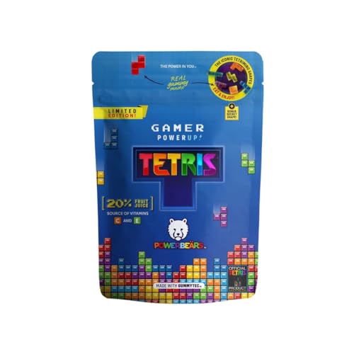 Tetris Powerbeärs Fruchtgummis - Gamer PowerUp Tetris Snack - 125g Packung Tetris Powerbeärs Fruchtgummis - Gamer PowerUp Tetris Snack - 125g Packung von HEART FOR CARDS