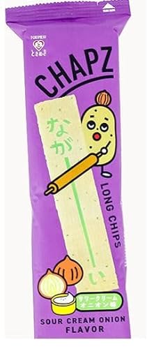 Tokimeki Chapz Long Chips - 75g Korean Long Snack Chips + Heartforcards® Versandschutz (Cream Onion) von HEART FOR CARDS