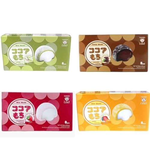 Tokimeki MEGA Mini Mochi Paket - Super Probier Paket mit allen 4 Sorten + Heartforcards® Versandschutz von HEART FOR CARDS