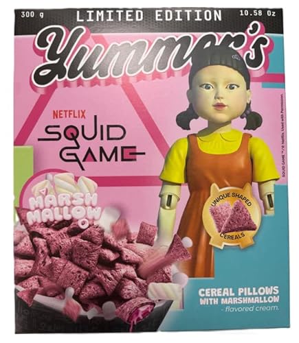 Yummer's Marshmallow Cornflakes | Limited Edition 300g | Knusprige Frühstücksflakes mit süßen Marshmallows | Squid Game Design Yummer's Marshmallow Cornflakes | Limited Edition 300g | Knusprige Frühstücksflakes mit süßen Marshmallows | Squid Game Design von HEART FOR CARDS