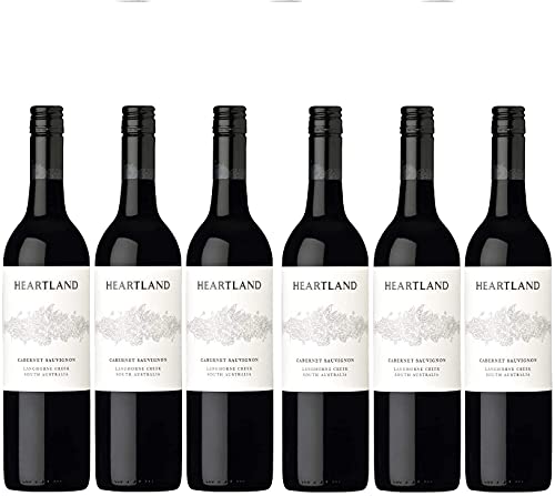 Heartland Cabernet Sauvignon Langhorne Creek Rotwein veganer Wein trocken Australien (6 Flaschen) von Heartland