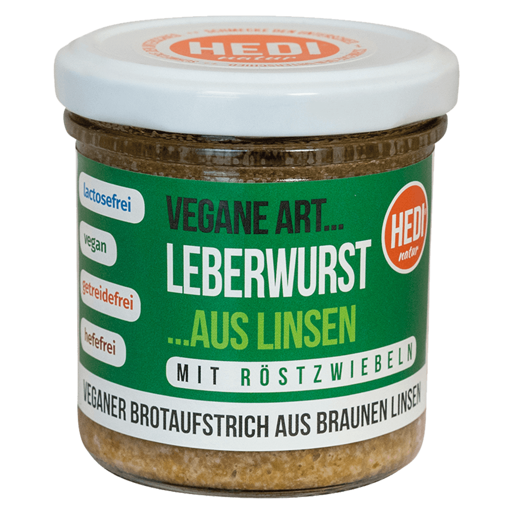 Bio Vegane Art... Leberwurst mit Röstzwiebeln Bio Vegane Art... Leberwurst mit Röstzwiebeln von HEDI Natur