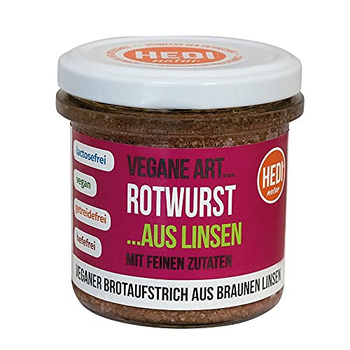 HEDI Vegane Art... Rotwurst mit feinen Zutaten 6?x?140g von HEDI