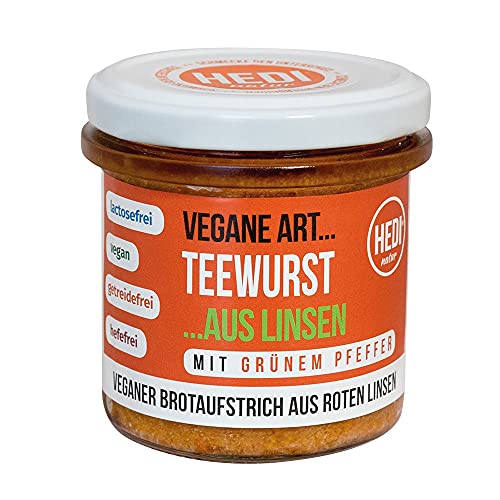 HEDI Vegane Art... Teewurst mit grünem Pfeffer 6?x?140g von HEDI