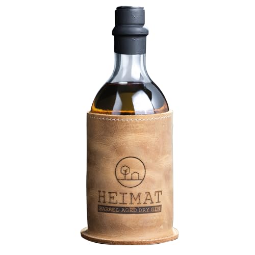 HEIMAT Barrel Aged Dry Gin 43% mind. 4 Jahre gelagert - Karamell- und Vanillearomen - Exklusiver Gin aus Deutschland - Heimat Destillers prämiert Gin World Spirit Awards 2022 (500ml) von HEIMAT