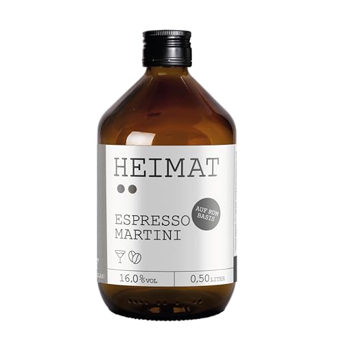 HEIMAT Espresso Martini 16% vol. Weich-cremig Karamell- & Schokoladennoten | Cocktail Rum-Basis | Heimat World Spirit Awards 2022 (500ml) von HEIMAT