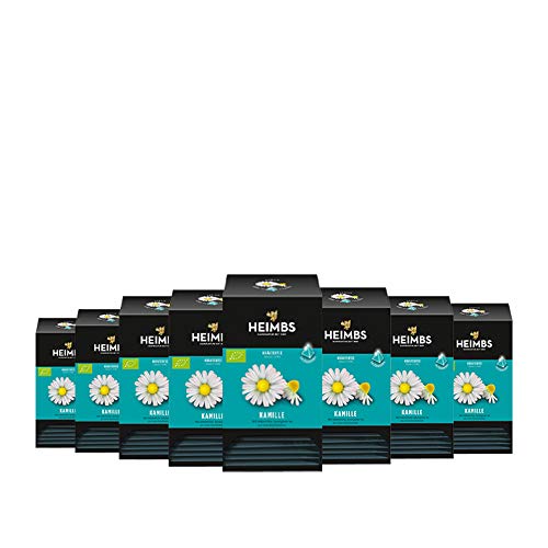 HEIMBS Bio Kamille, 20 Pyramidenbeutel, 8er Pack von HEIMBS