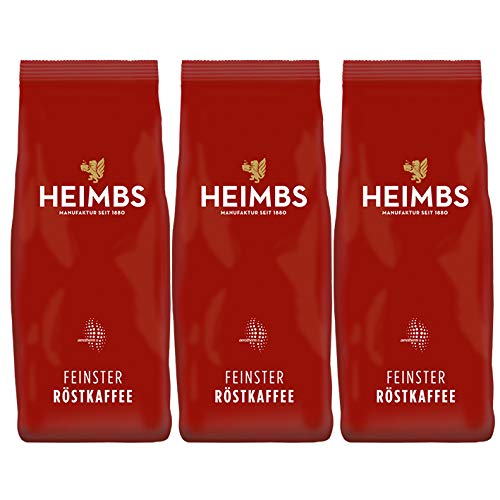 HEIMBS Feinster R?stkaffee Senatoren Mischung, 500g ganze Bohne, 3er Pack von Heimbs