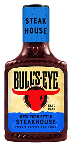 Bull's-Eye New York Style Steakhouse BBQ Sauce – Aromatische Sauce in der Squeezeflasche – 6 x 300 ml Bull's-Eye New York Style Steakhouse BBQ Sauce – Aromatische Sauce in der Squeezeflasche – 6 x 300 ml von BULL'S-EYE