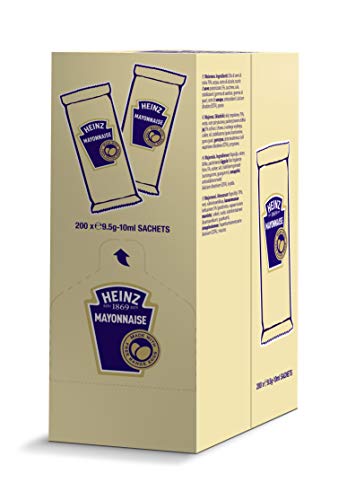 HEINZ Mayonnaise mit Freilandeiern, 10 ml (Packung mit 200 Stück) von HEINZ